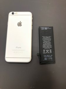 iPhoneシックス電池交換