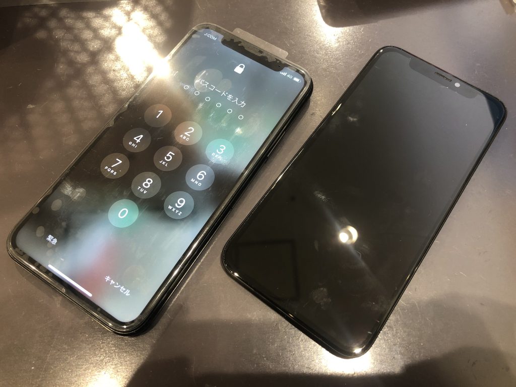 広島　アイフォン　iPhone　修理　安佐南　廿日市　画面交換　画面修理　液晶漏れ