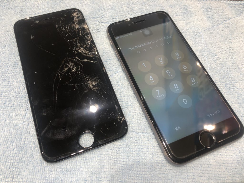 画面修理　液晶交換　iPhone修理　広島　イオンモール広島祇園　