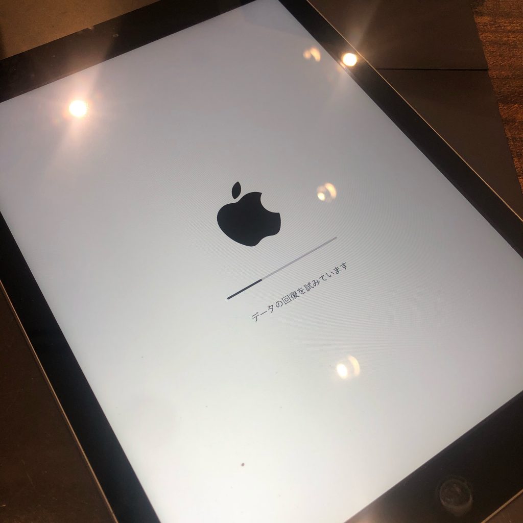 iPad　修理　広島　復元　OS　イオンモール