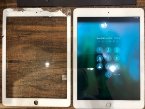iPadAir/iPad5のガラス割れ修理