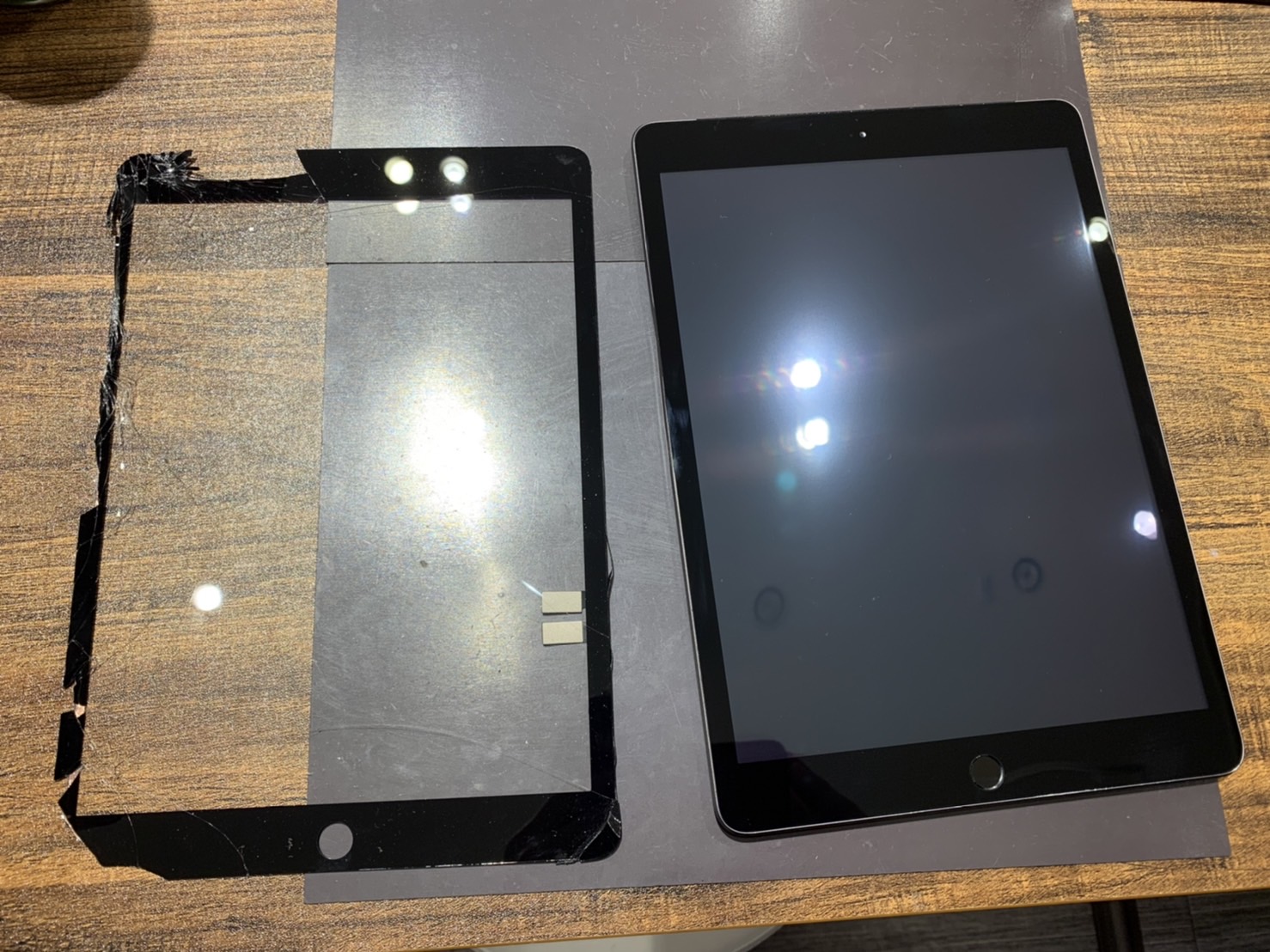 iPadのガラス割れ修理も当店で修理